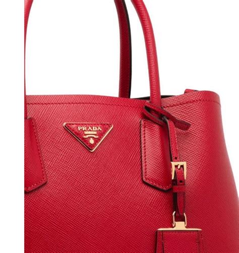 prada saffiano cuir inchiostro|PRADA Saffiano Cuir Small Double Bag Inchiostro Fuoco .